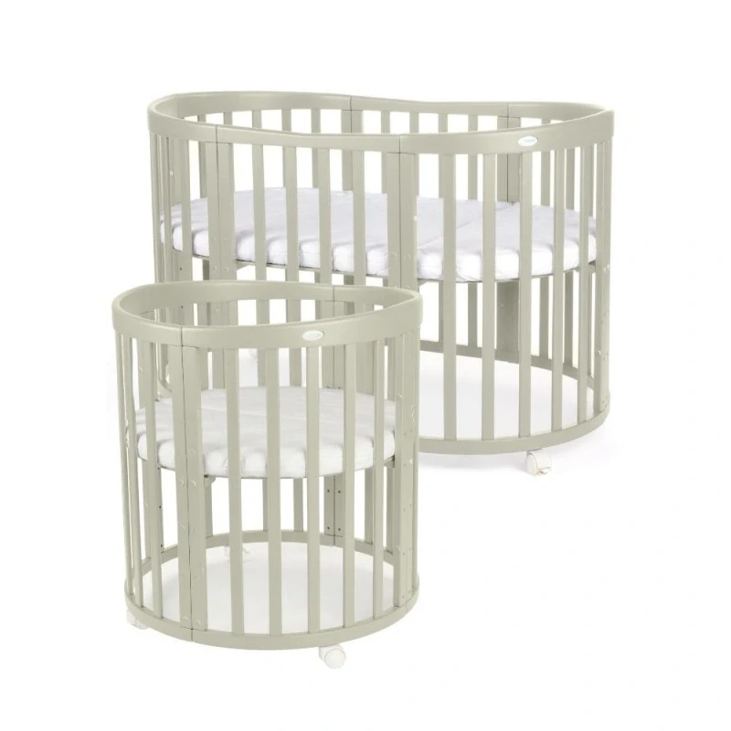 Luxusní postýlka 7 v 1 - Light Olive