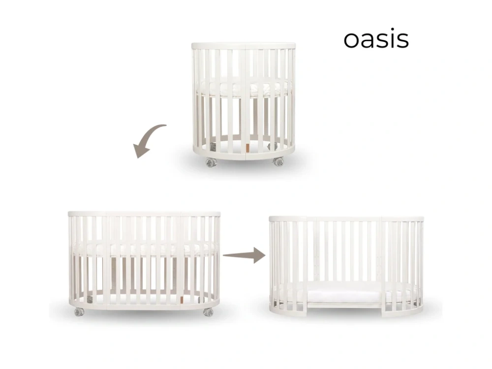 Espiro Oasis - postýlka 3v1 White