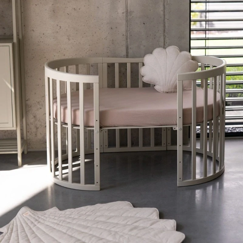 Luxusní postýlka 7 v 1 - Light Olive