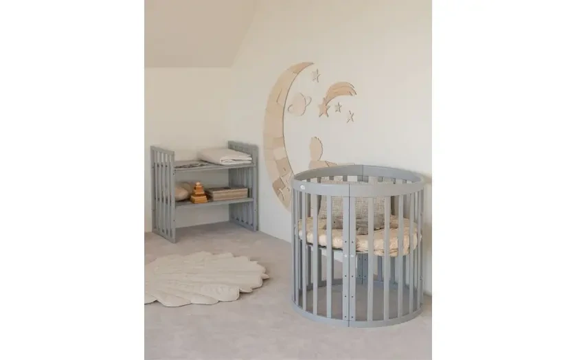 Luxusní postýlka 7 v 1 - Grey