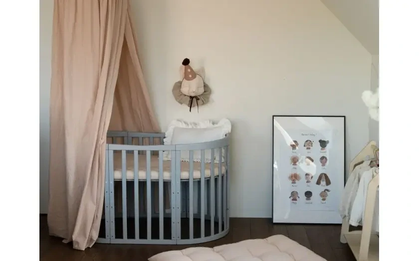 Luxusní postýlka 7 v 1 - Grey